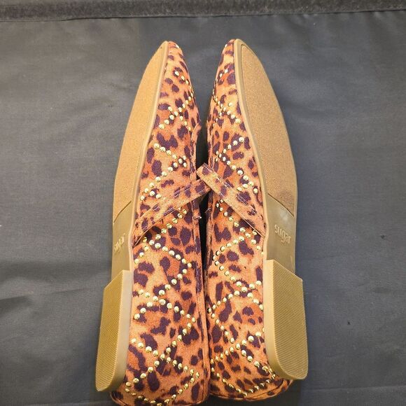 BRAND NEW SUGAR LEOPARD PRINT WOMEN MARY JANE FLAT - Picture 15 of 16